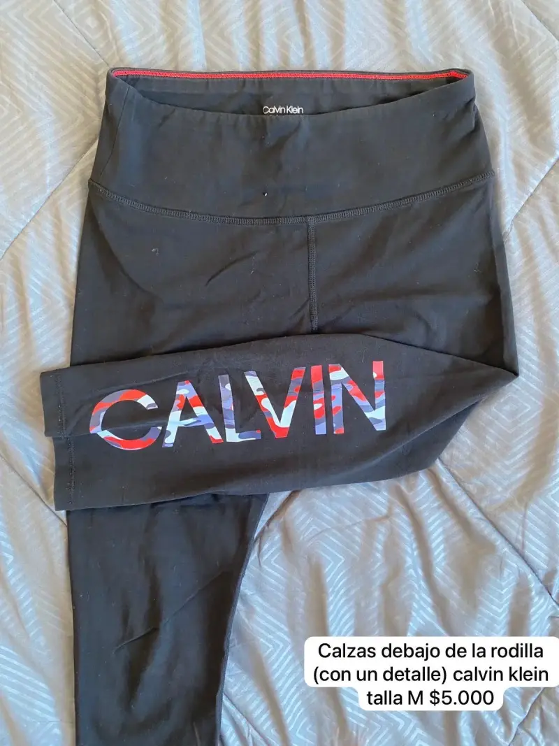 Calzas negras Calvin Klein