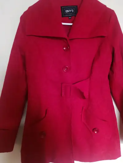 Abrigo rojo elegante BNY'S - miniatura 1