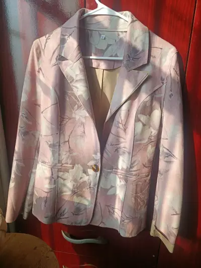 Blazer floral rosa - miniatura 1