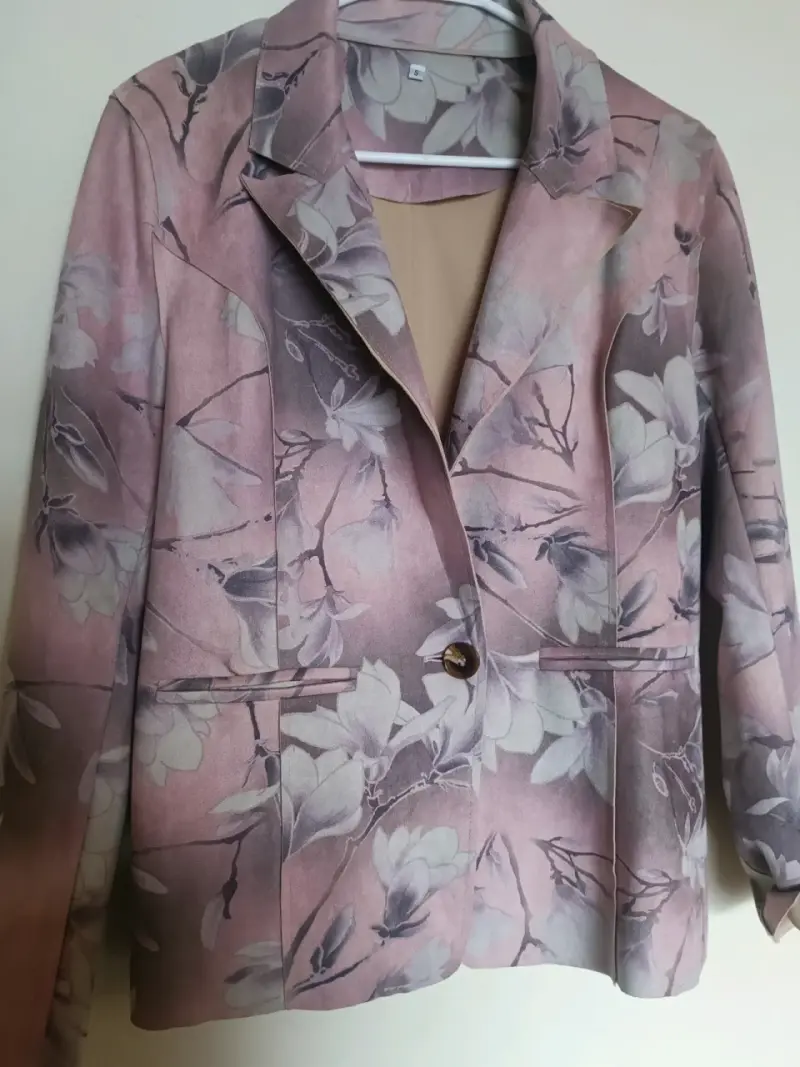 Blazer floral rosa - 2