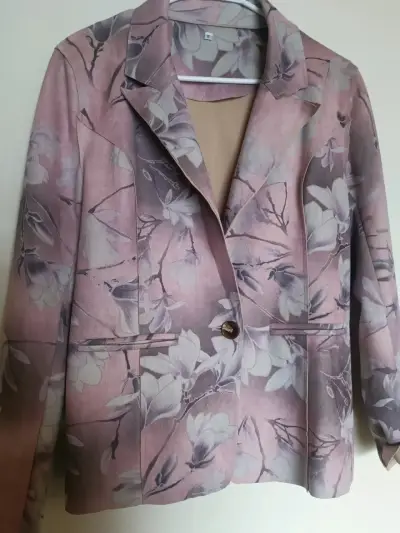 Blazer floral rosa - miniatura 2
