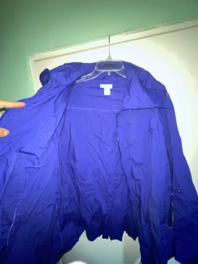 Chaqueta cortaviento azul LIZ & ME - miniatura 3