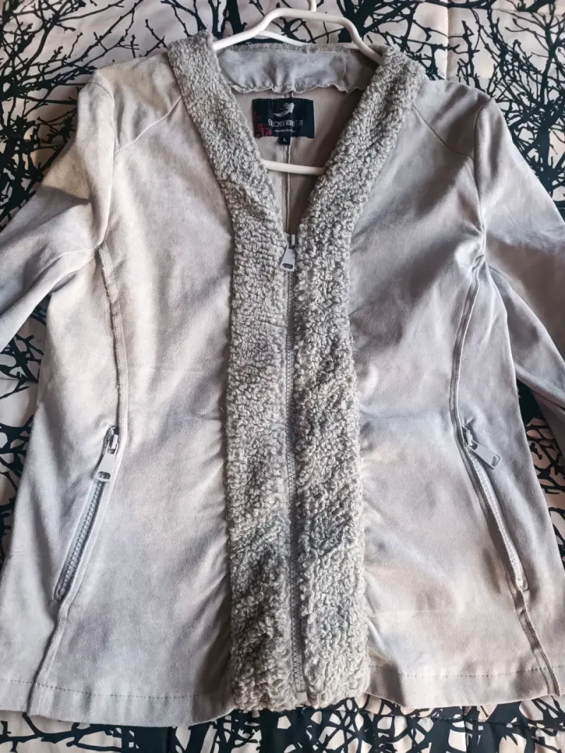 Chaqueta gris con forro de lana - 2