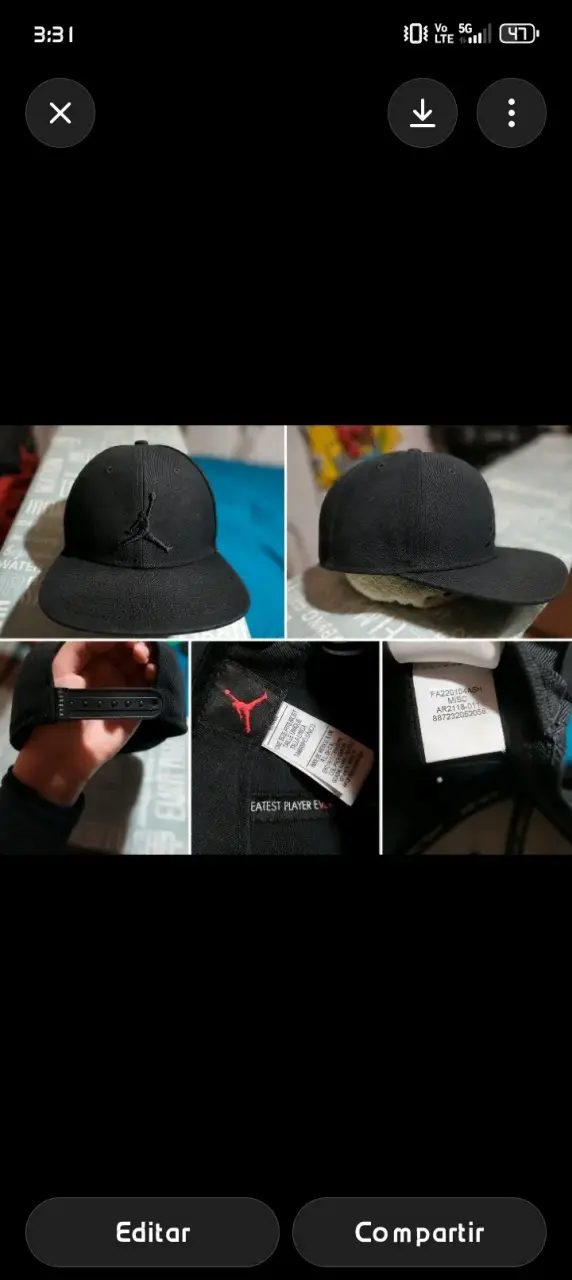 VOP Gorra Jordan og price conversable