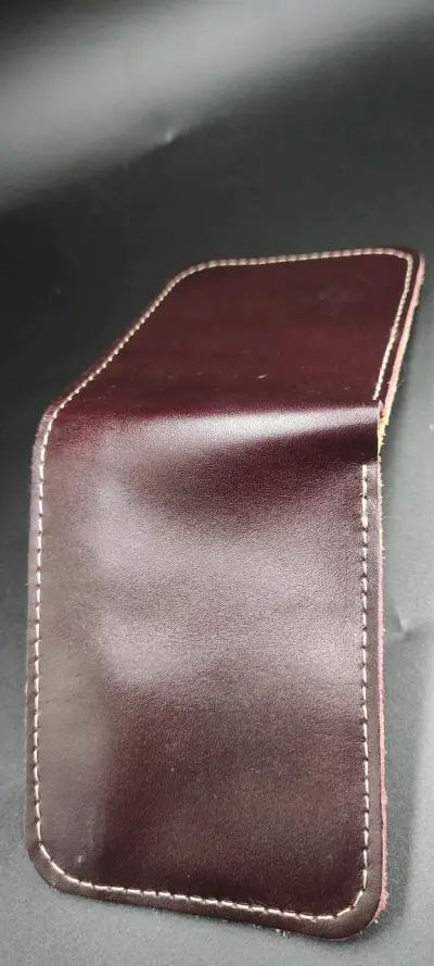 Billetera de cuero vinotinto - miniatura 5
