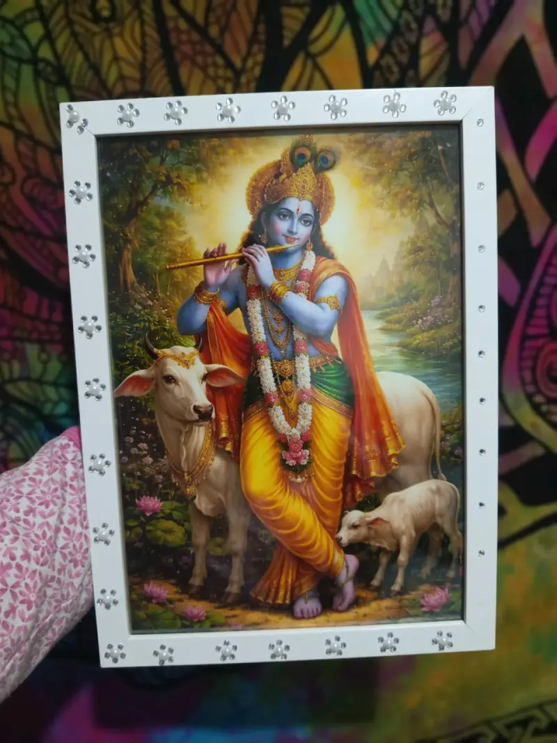 Cuadro decorativo de Krishna