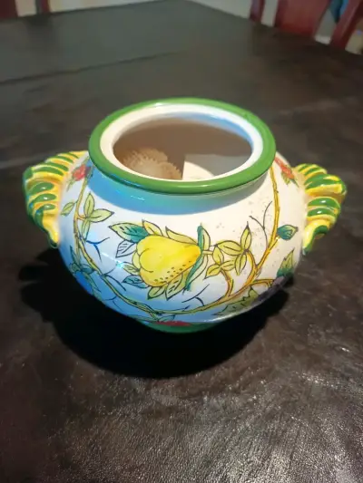 Florero de cerámica decorativo - miniatura 2