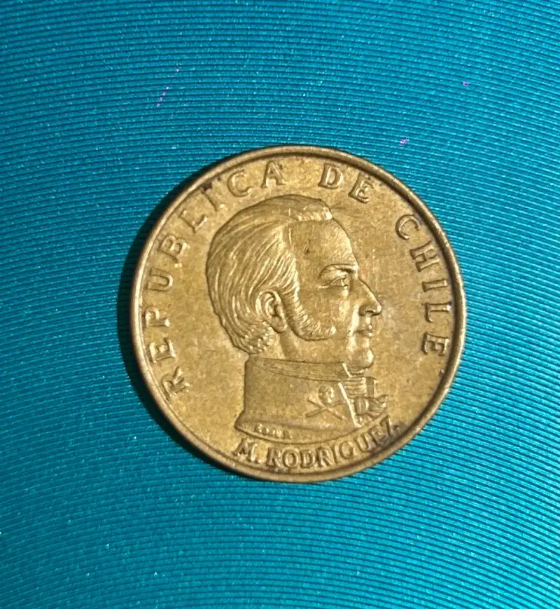Moneda 50 centésimos 1971 chile - 2