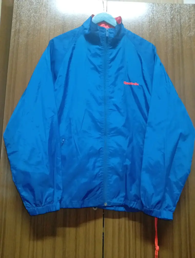 Cortavientos azul Reebok - 1