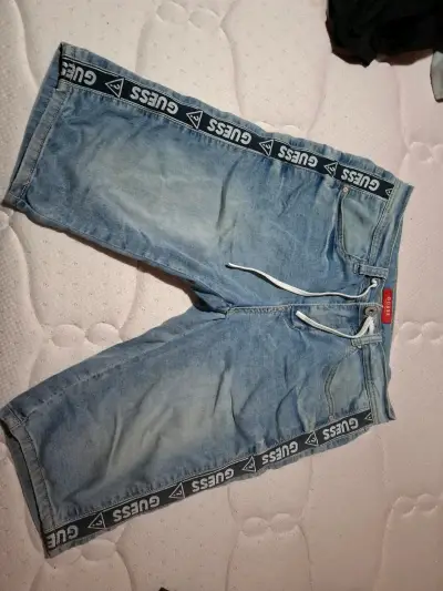 Short de mezclilla Guess azul - miniatura 1
