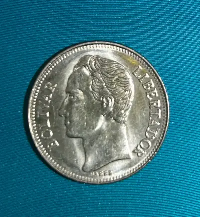 Moneda 1 Bolívar Venezuela 1990 - miniatura 2