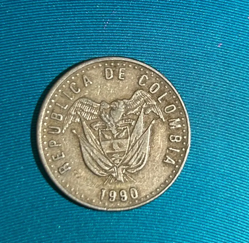Moneda 50 pesos de Colombia 1990 - 2