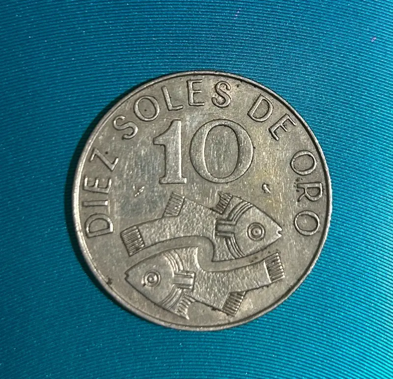 Moneda Perú 10 soles de oro 1969 - 2
