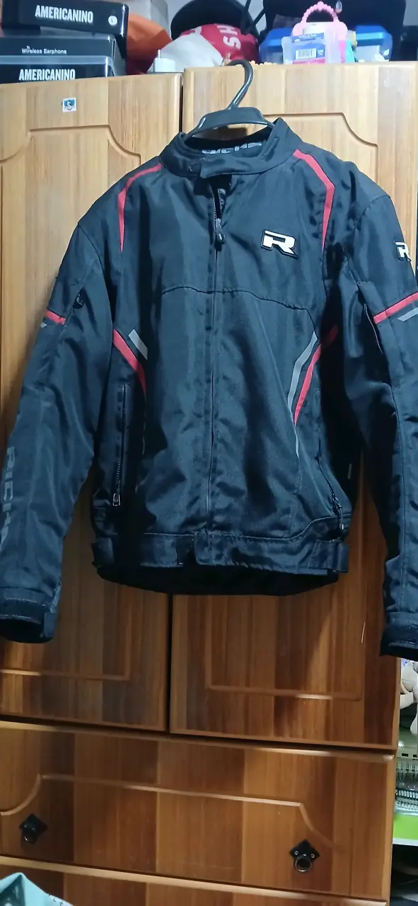 Chaqueta negra de moto Richa - 1