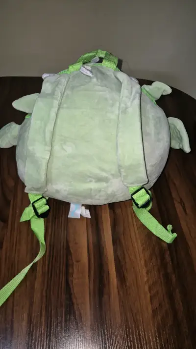 Mochila squishmalows dragón verde - miniatura 2