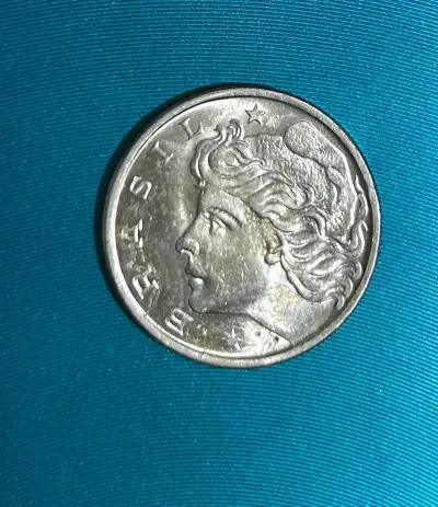 Moneda 50 centavos 1976 Brazil - miniatura 2