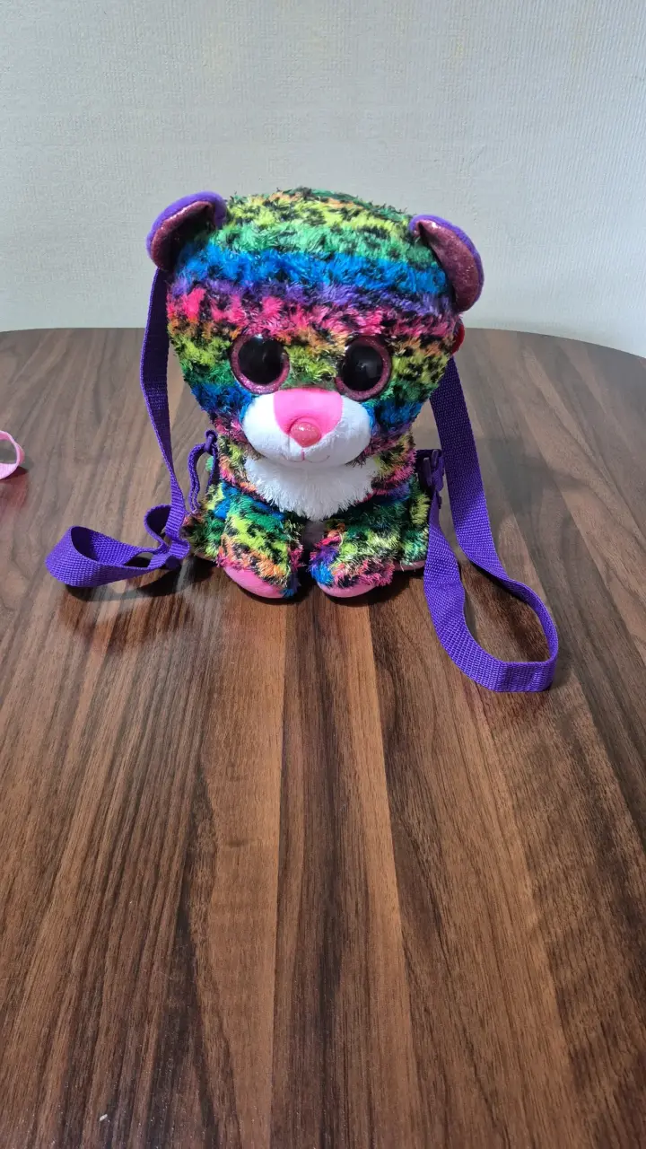 Mochilas marca ty de peluche coloridos - 3