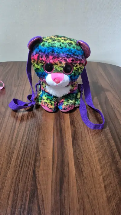 Mochilas marca ty  de peluche coloridos - miniatura 3