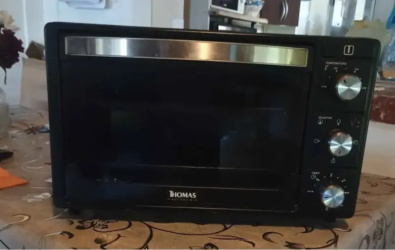 Horno eléctrico negro compacto - 2