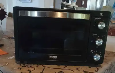 Horno eléctrico negro compacto - miniatura 2