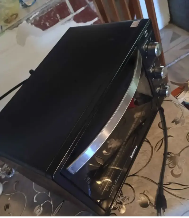 Horno eléctrico negro compacto - 5