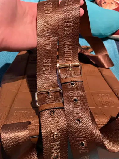 Mochila café camel Steve Madden - miniatura 3