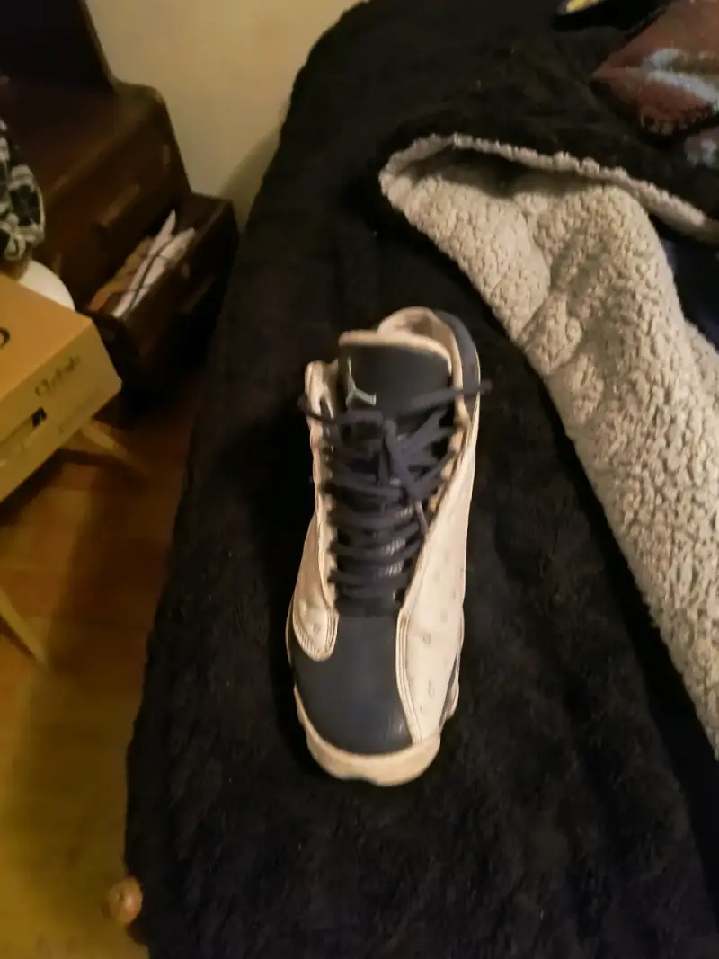Zapatillas deportivas blancas y azules - 3