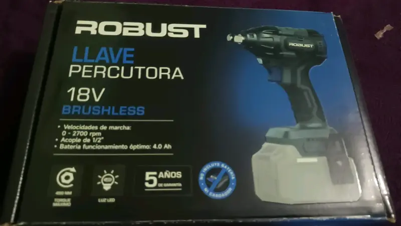 Llave percutora 18V Robust