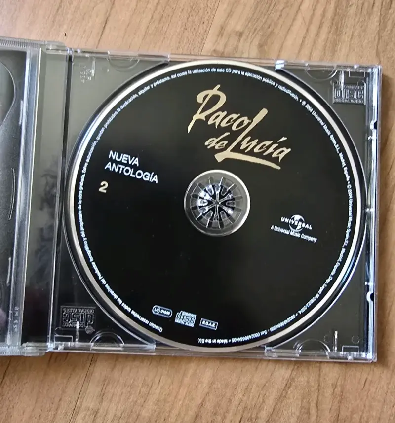 "Nueva Antología" de Paco de Lucía, doble CD - 2