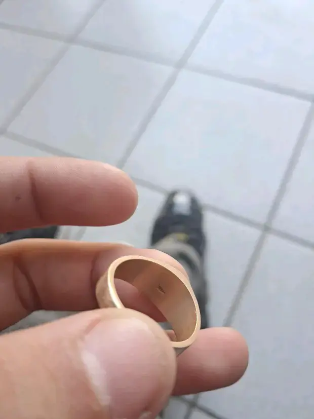 Anillo sello dorado 18k - 2