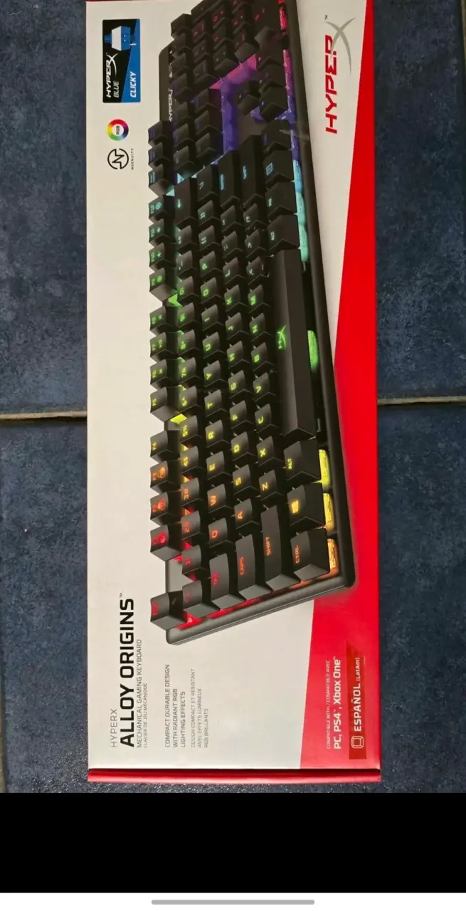 Teclado mecánico HyperX Alloy Origins
