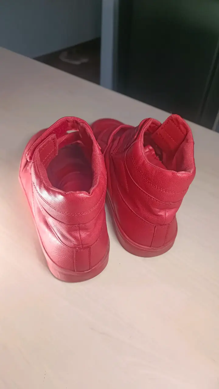 Zapatillas rojas ZARA - 3
