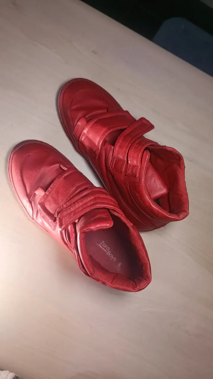 Zapatillas rojas ZARA - 5