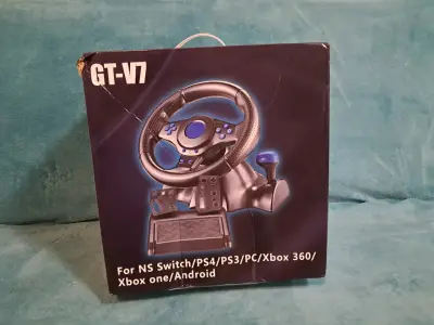 Volante y pedales para PC - miniatura 2