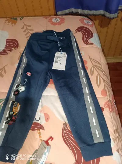 Pantalón infantil azul Figaro - miniatura 2