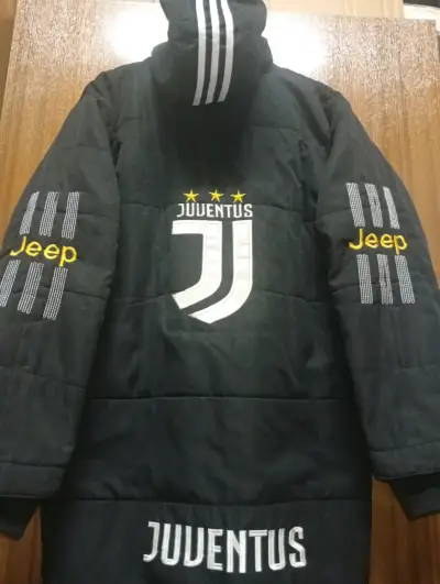 Parka negra Juventus con capucha - miniatura 4