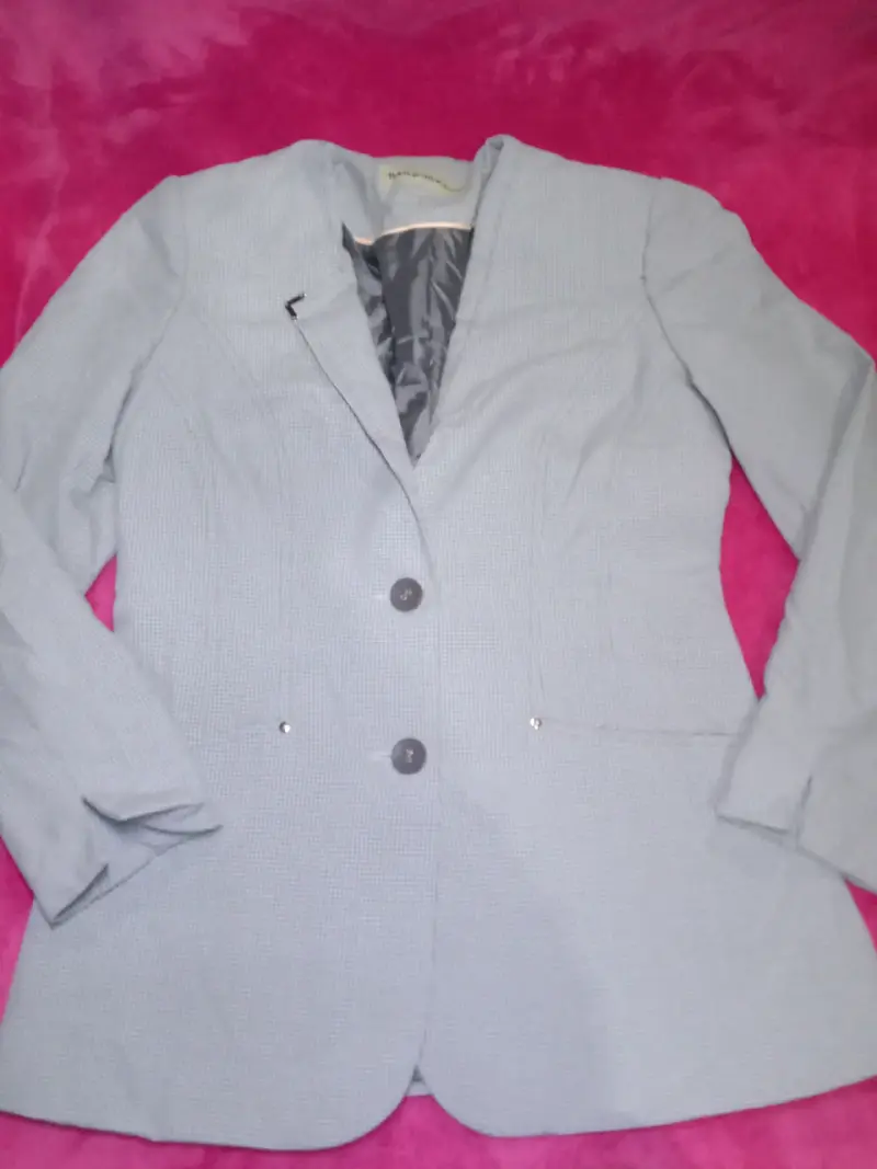 Blazer gris de mujer - 1