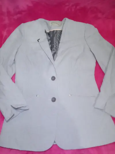 Blazer gris de mujer - miniatura 1