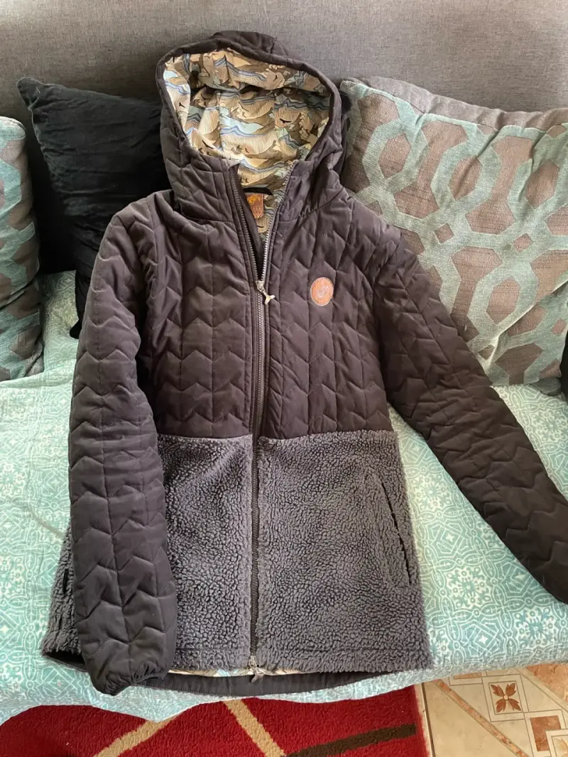 Chaqueta acolchada negra Haka Honu hombre