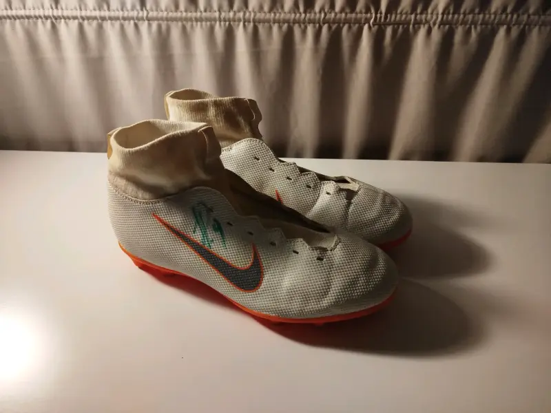 Zapatillas fútbol blancas Nike - 1