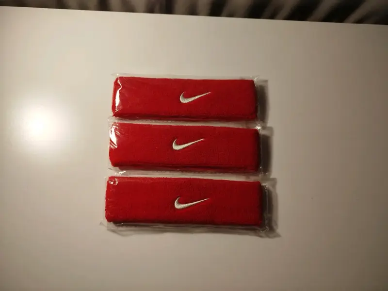 Set de cintillos deportivos rojos
