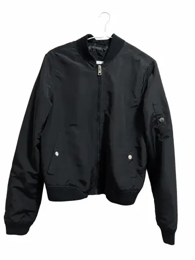 Chaqueta bomber negra mujer VEROMODA talla S - miniatura 1