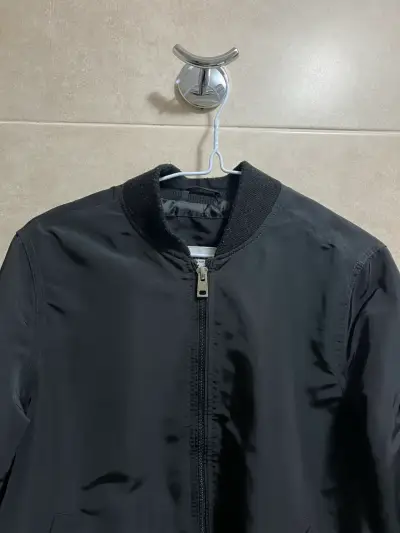 Chaqueta bomber negra mujer VEROMODA talla S - miniatura 3