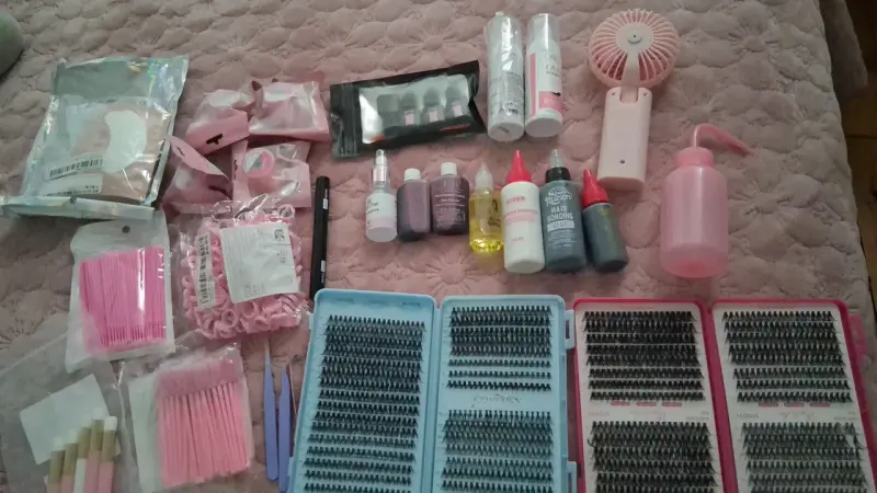 Set de herramientas para extensiones de pestañas