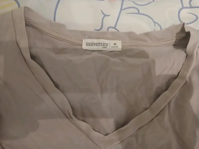 Blusa beige con volantes - 3