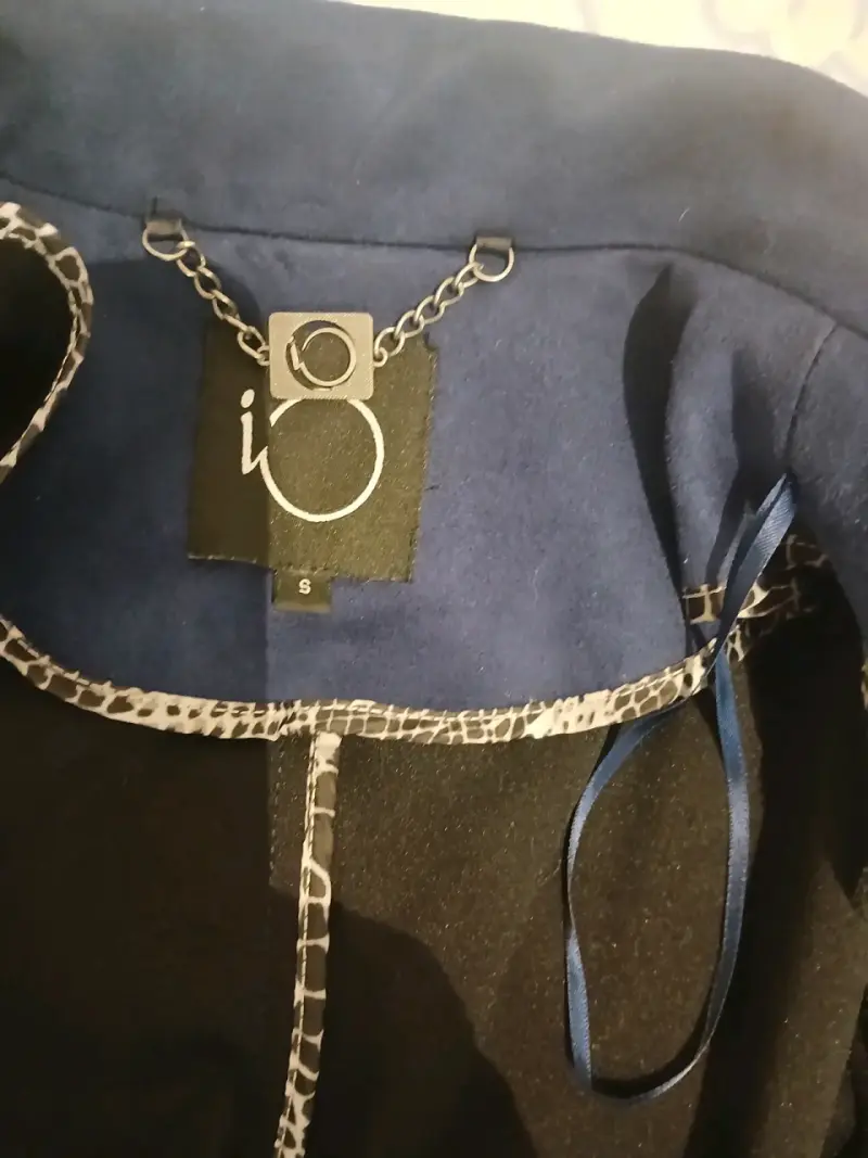 Abrigo azul elegante - 3