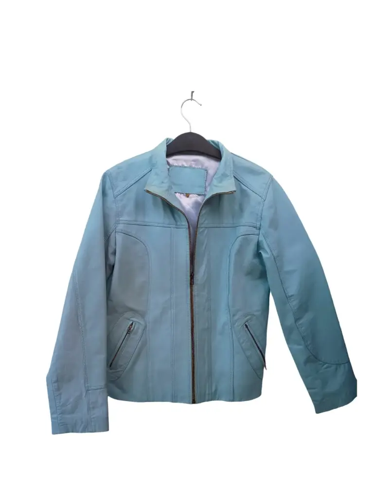 Chaqueta de mujer azul claro - 1