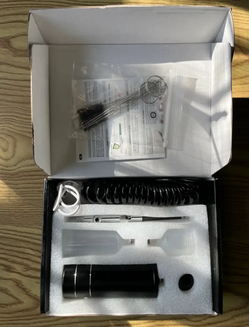 Kit de aerógrafo negro para figuras y miniaturas - 1