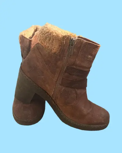 Botines de cuero marrón - miniatura 2