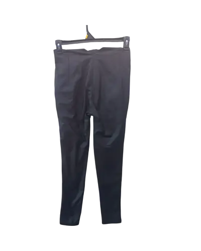 Pantalon negro de cuerina - miniatura 3